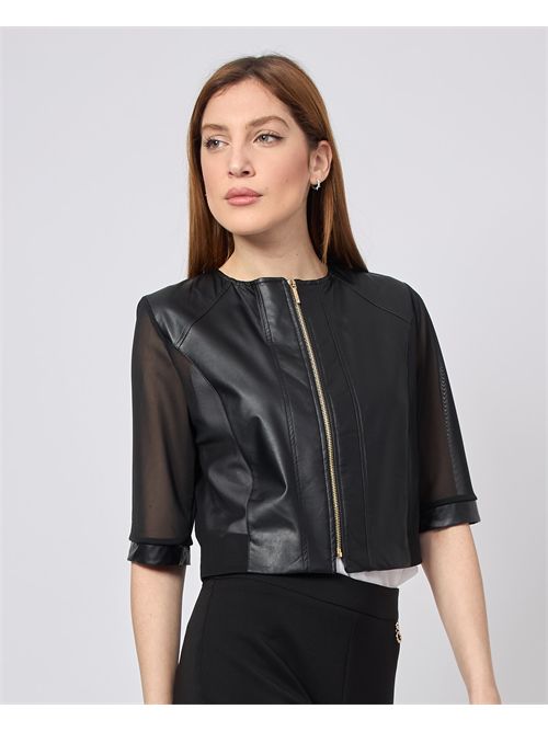 Veste à manches courtes pour femme Mademoiselle du Monde MADEMOISELLE DU MONDE | F579-MDM612NERO